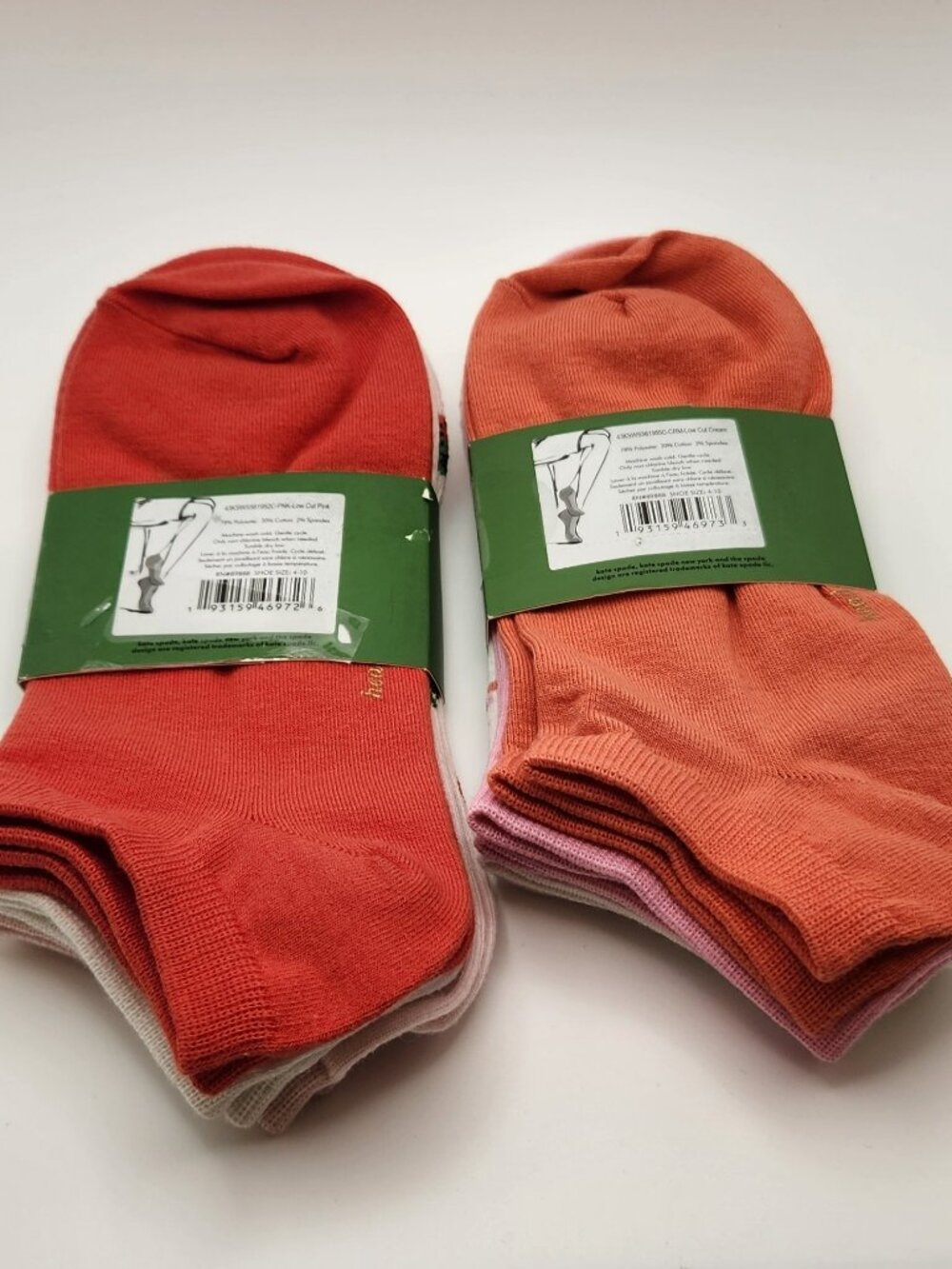 Two sets of Kate Spade low cut socks floral & strawberries both NWT - Picture 2 of 2